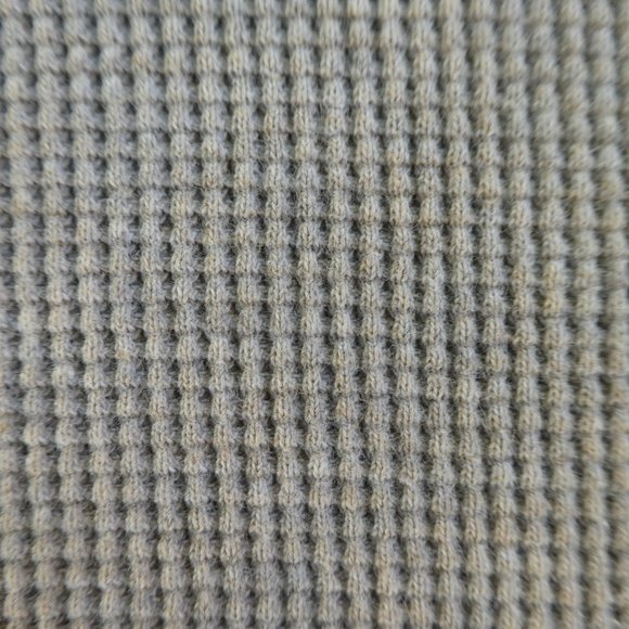 Everlane Organic Cotton Thermal Hoodie Sweatshirt Drawstring Ecru Oatmeal M - Picture 2 of 6